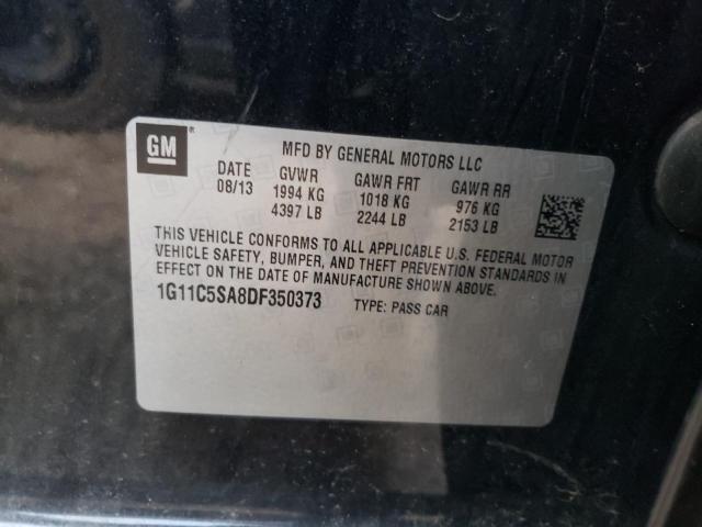 1G11C5SA8DF350373 - 2013 CHEVROLET MALIBU 1LT 黑色 照片 13