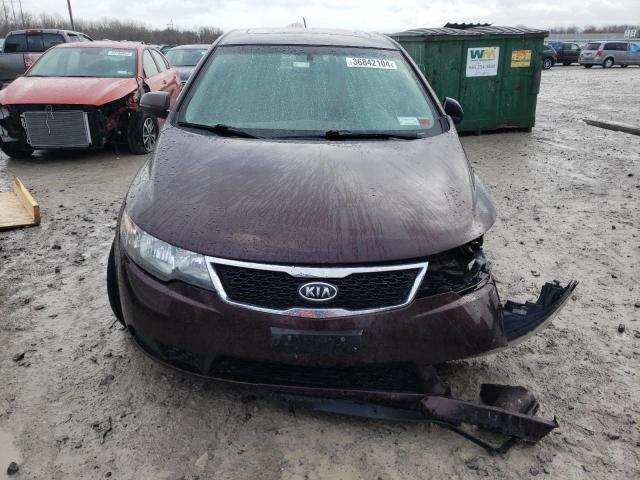 KNAFU4A23B5398975 - 2011 KIA FORTE EX PURPLE photo 5