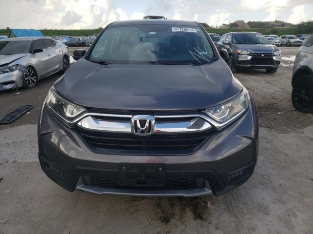 2HKRW6H31JH205385 - 2018 HONDA CR-V LX GRAY photo 5