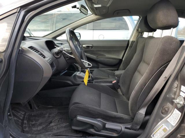 2HGFA16679H325554 - 2009 HONDA CIVIC LX-S GRAY photo 7