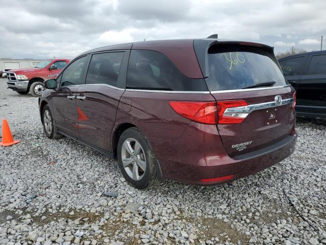 5FNRL6H77LB024370 - 2020 HONDA ODYSSEY EXL MAROON photo 2