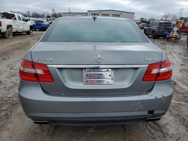 WDDHF9AB2BA421260 - 2011 MERCEDES-BENZ E 550 4MATIC SILVER photo 6