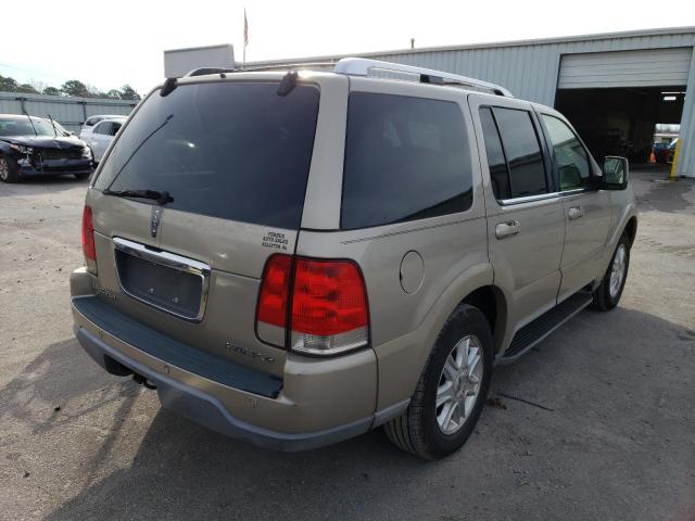 5LMEU68H24ZJ29570 - 2004 LINCOLN AVIATOR 金色 照片 3
