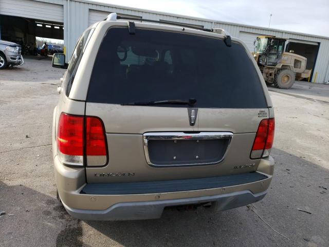 5LMEU68H24ZJ29570 - 2004 LINCOLN AVIATOR 金色 照片 6