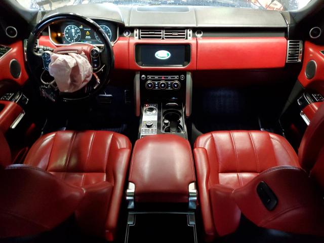 SALGV5FE4HA365750 - 2017 LAND ROVER RANGE ROVE AUTOBIOGRAPHY BLACK photo 8