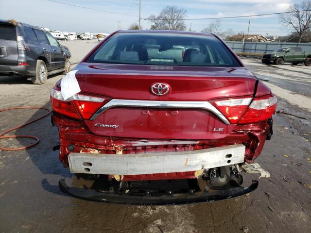 4T1BF1FK0HU668676 - 2017 TOYOTA CAMRY LE MAROON photo 6