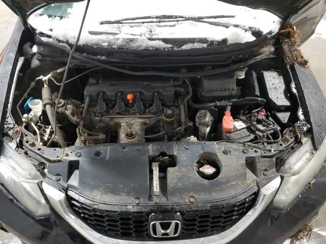 2HGFB2F98FH526212 - 2015 HONDA CIVIC EXL შავი ფოტო 11