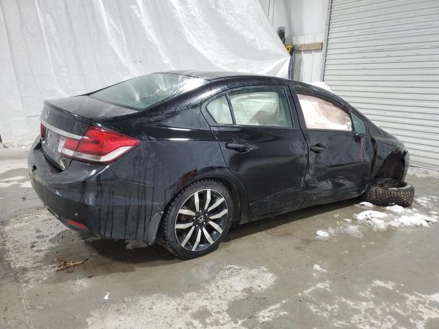 2HGFB2F98FH526212 - 2015 HONDA CIVIC EXL შავი ფოტო 3