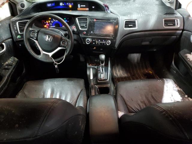 2HGFB2F98FH526212 - 2015 HONDA CIVIC EXL შავი ფოტო 8