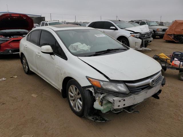 19XFB2F82CE009677 - 2012 HONDA CIVIC EX WHITE photo 4