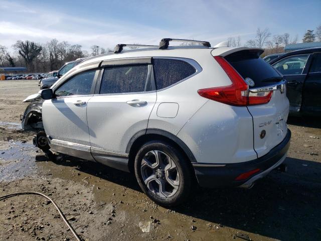 5J6RW1H96JL008466 - 2018 HONDA CR-V TOURING WHITE photo 2