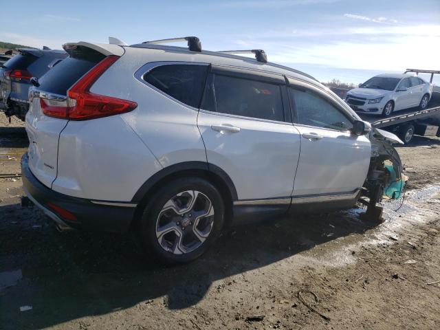 5J6RW1H96JL008466 - 2018 HONDA CR-V TOURING WHITE photo 3