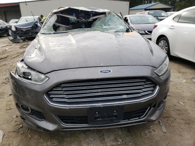 3FA6P0SU4DR317913 - 2013 FORD FUSION TITANIUM PHEV GRAY photo 5