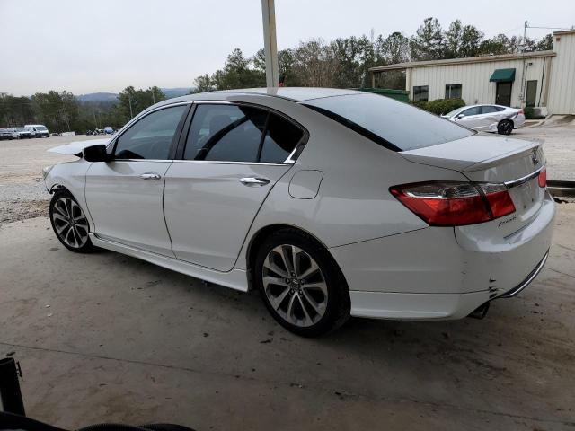 1HGCR2F53DA247841 - 2013 HONDA ACCORD SPORT WHITE photo 2