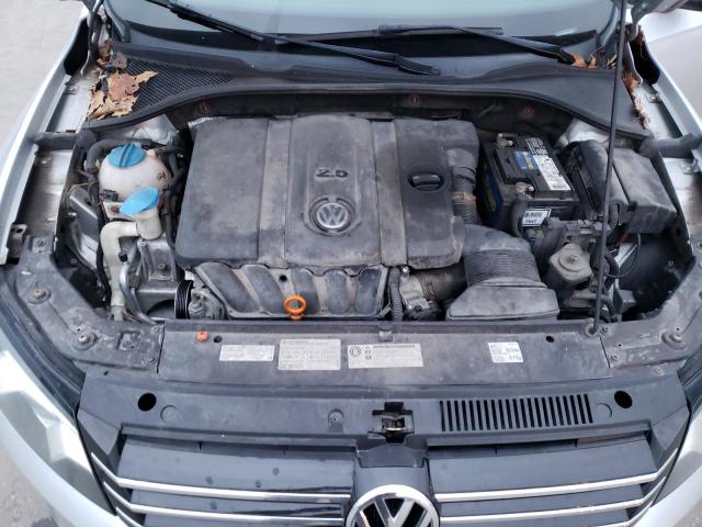 1VWAP7A32CC058757 - 2012 VOLKSWAGEN PASSAT S SILVER photo 11