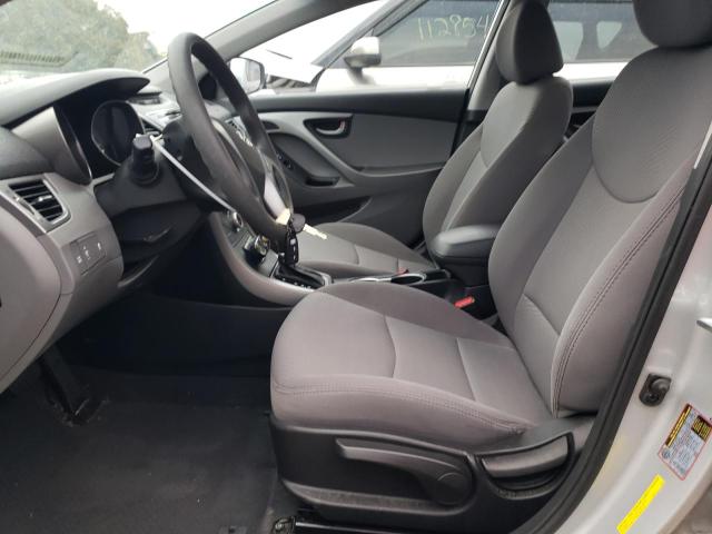 5NPDH4AE2GH748788 - 2016 HYUNDAI ELANTRA SE SILVER photo 7