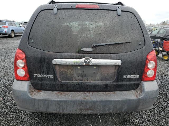 4F2YZ02Z36KM37833 - 2006 MAZDA TRIBUTE I BLACK photo 6