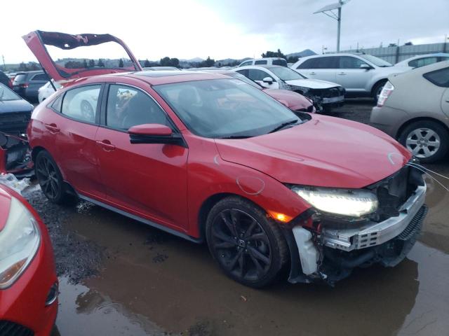 SHHFK7H9XHU415449 - 2017 HONDA CIVIC SPORT TOURING RED photo 4