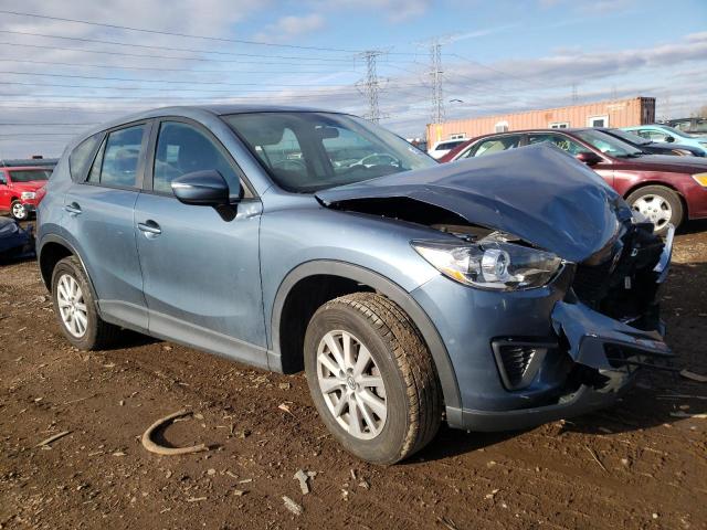 JM3KE2BE7F0466488 - 2015 MAZDA CX-5 SPORT BLUE photo 4