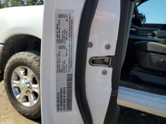 3C6UR5DL9NG185751 - 2022 RAM 2500 BIG HORN/LONE STAR WHITE photo 12
