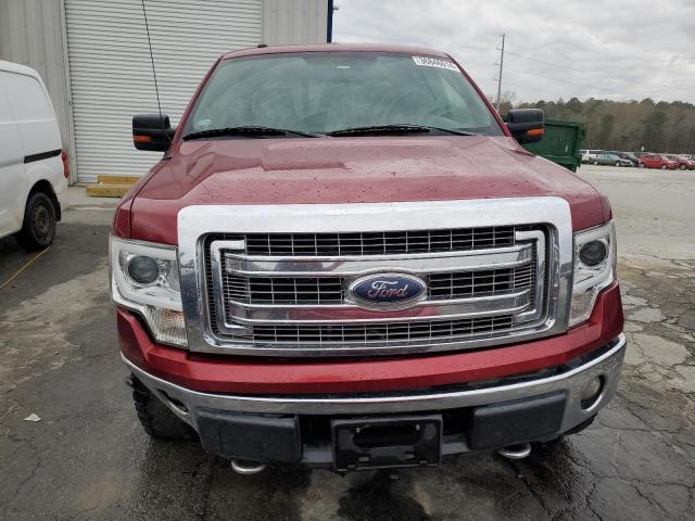 1FTFW1EF6DKD13589 - 2013 FORD F150 SUPERCREW RED photo 5