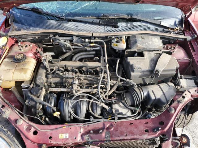 1FAHP37N37W173087 - 2007 FORD FOCUS ZX5 BURGUNDY photo 11