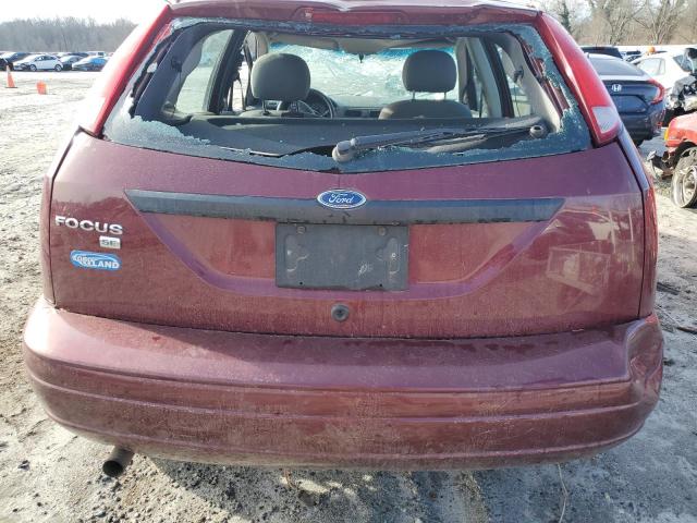 1FAHP37N37W173087 - 2007 FORD FOCUS ZX5 BURGUNDY photo 6