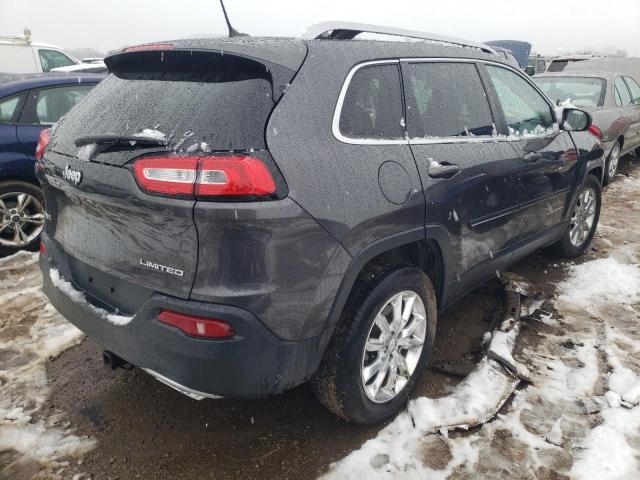 1C4PJMDS3FW613413 - 2015 JEEP CHEROKEE LIMITED GRAY photo 3