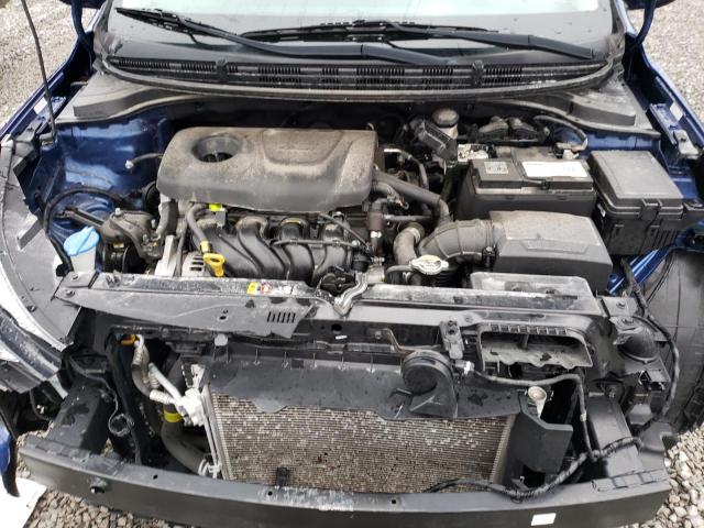 3KPA24AB0KE188454 - 2019 KIA RIO S BLUE photo 11