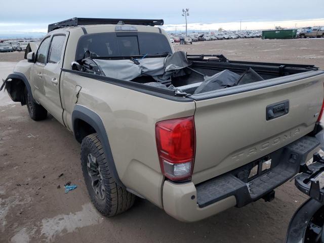 5TFDZ5BN2HX020671 - 2017 TOYOTA TACOMA DOUBLE CAB TAN photo 2