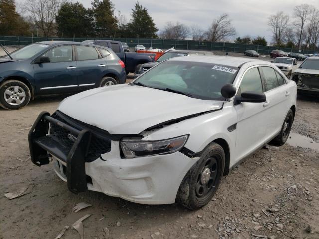 1FAHP2MK3EG164708 - 2014 FORD TAURUS POLICE INTERCEPTOR WHITE photo 1