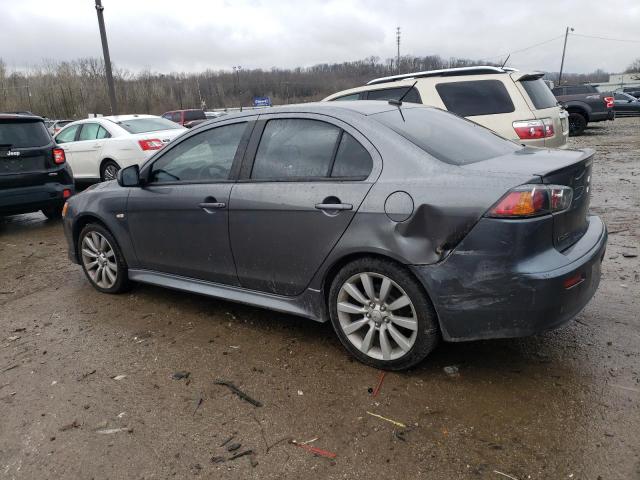 JA32U8FW6BU037152 - 2011 MITSUBISHI LANCER GTS GRAY photo 2