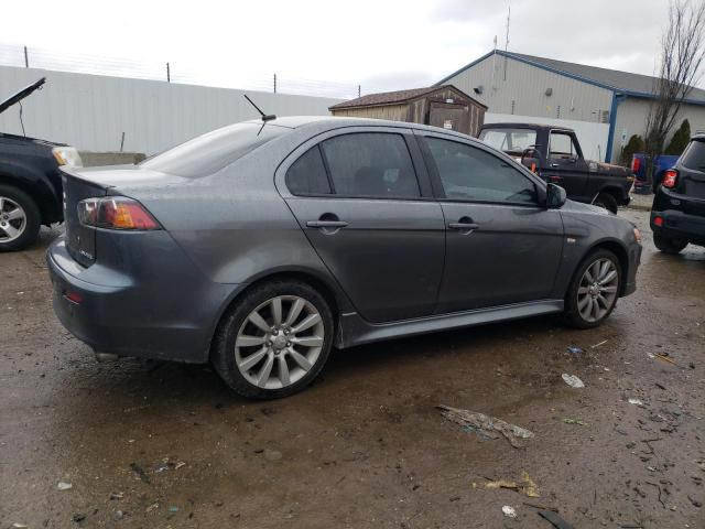 JA32U8FW6BU037152 - 2011 MITSUBISHI LANCER GTS GRAY photo 3