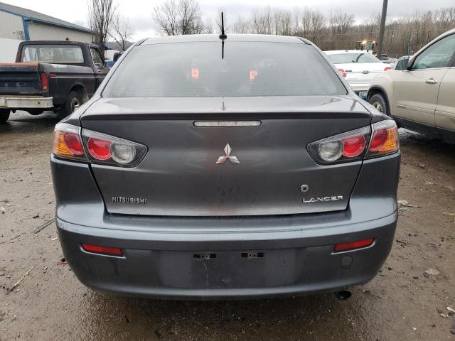 JA32U8FW6BU037152 - 2011 MITSUBISHI LANCER GTS GRAY photo 6