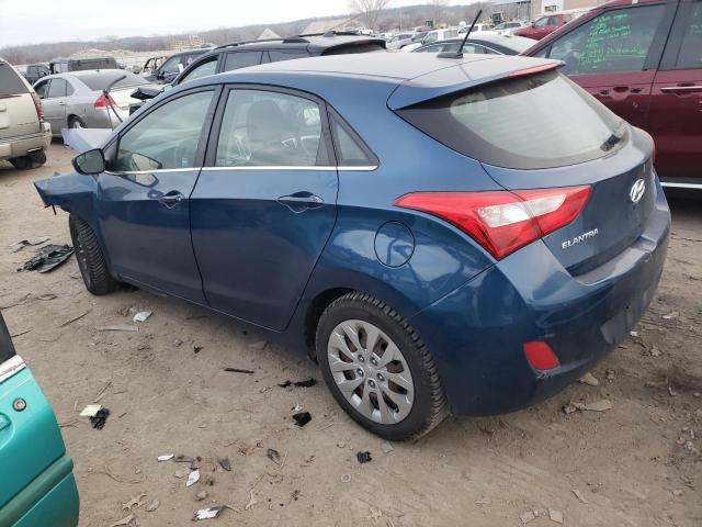 KMHD35LH8GU266484 - 2016 HYUNDAI ELANTRA GT BLUE photo 2