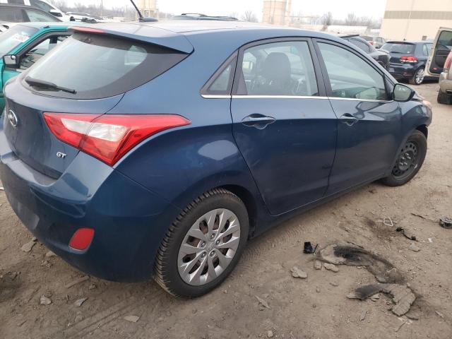 KMHD35LH8GU266484 - 2016 HYUNDAI ELANTRA GT BLUE photo 3