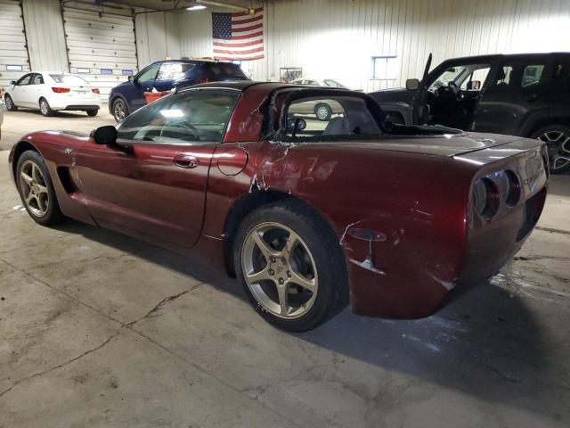 1G1YY22G135112212 - 2003 CHEVROLET CORVETTE BURGUNDY photo 2