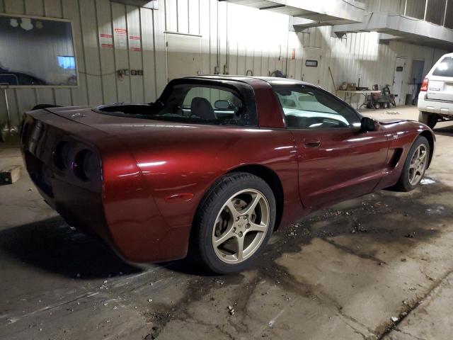 1G1YY22G135112212 - 2003 CHEVROLET CORVETTE BURGUNDY photo 3