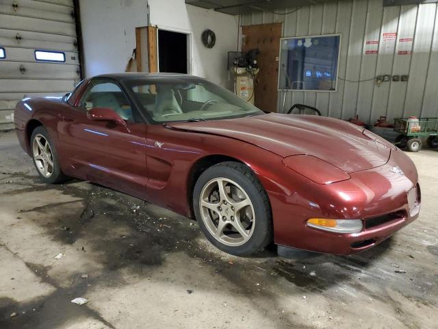 1G1YY22G135112212 - 2003 CHEVROLET CORVETTE BURGUNDY photo 4