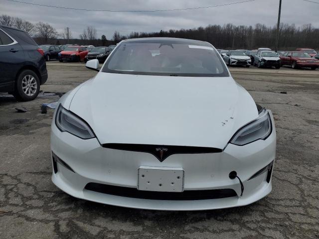 5YJSA1E56MF440408 - 2021 TESLA MODEL S WHITE photo 5