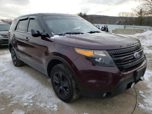 1FM5K8AR8DGA42341 - 2013 FORD EXPLORER POLICE INTERCEPTOR MAROON photo 1