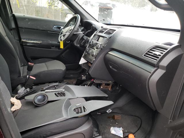 1FM5K8AR8DGA42341 - 2013 FORD EXPLORER POLICE INTERCEPTOR Շագանակագույն լուսանկար 5