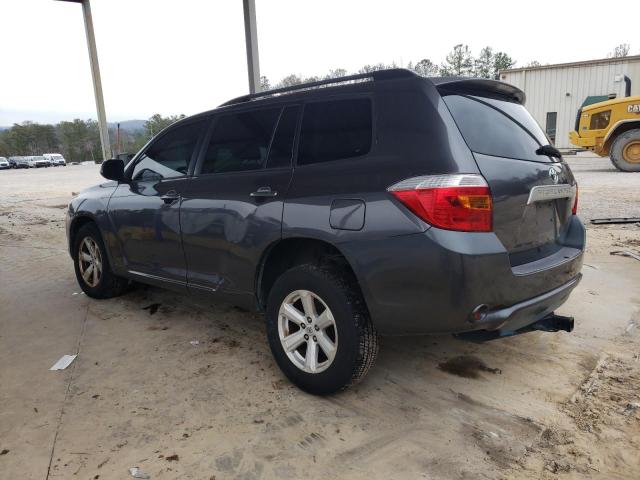 5TDZK3EH6AS020687 - 2010 TOYOTA HIGHLANDER GRAY photo 2