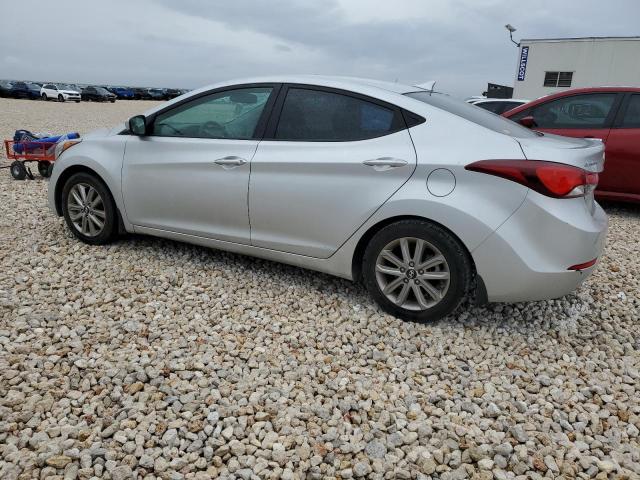 5NPDH4AE8FH642277 - 2015 HYUNDAI ELANTRA SE SILVER photo 2