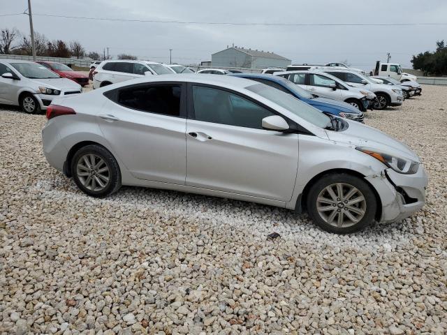 5NPDH4AE8FH642277 - 2015 HYUNDAI ELANTRA SE SILVER photo 4