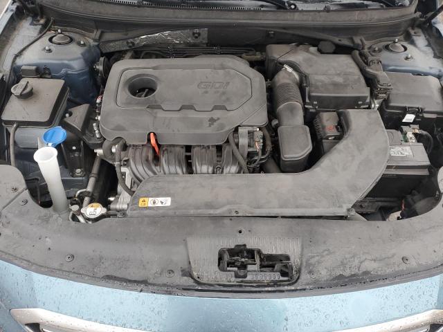 5NPE24AF3FH050509 - 2015 HYUNDAI SONATA SE BLUE photo 11