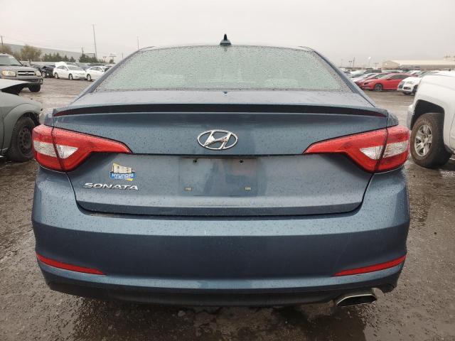 5NPE24AF3FH050509 - 2015 HYUNDAI SONATA SE BLUE photo 6