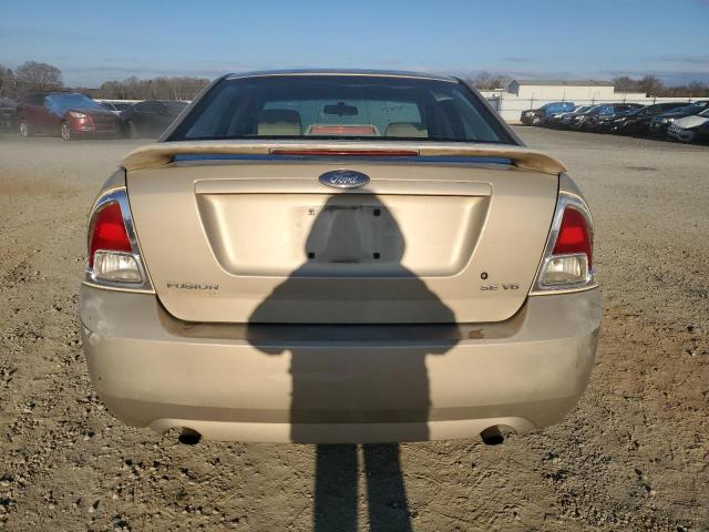 3FAFP071X6R102215 - 2006 FORD FUSION SE GOLD photo 6