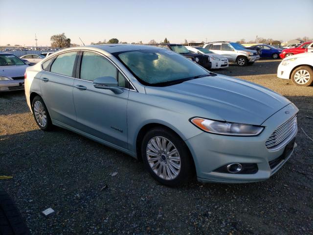 3FA6P0LU9DR273986 - 2013 FORD FUSION SE HYBRID SILVER photo 4