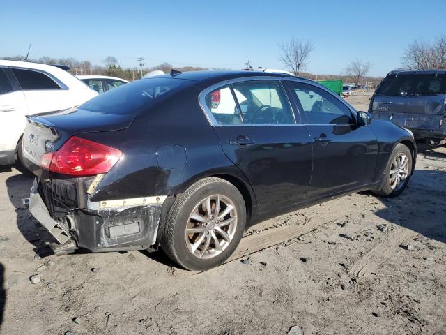 JNKBV61F48M263238 - 2008 INFINITI G35 BLACK photo 3